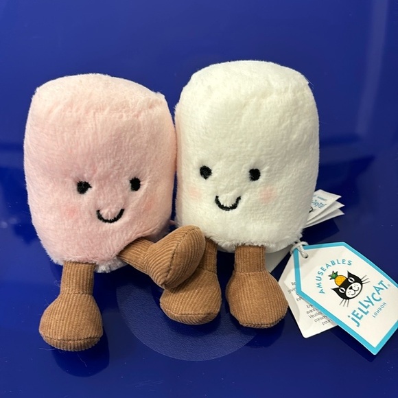 Jellycat Other - Jellycat Amuseables Pink and White Plush marshmallow